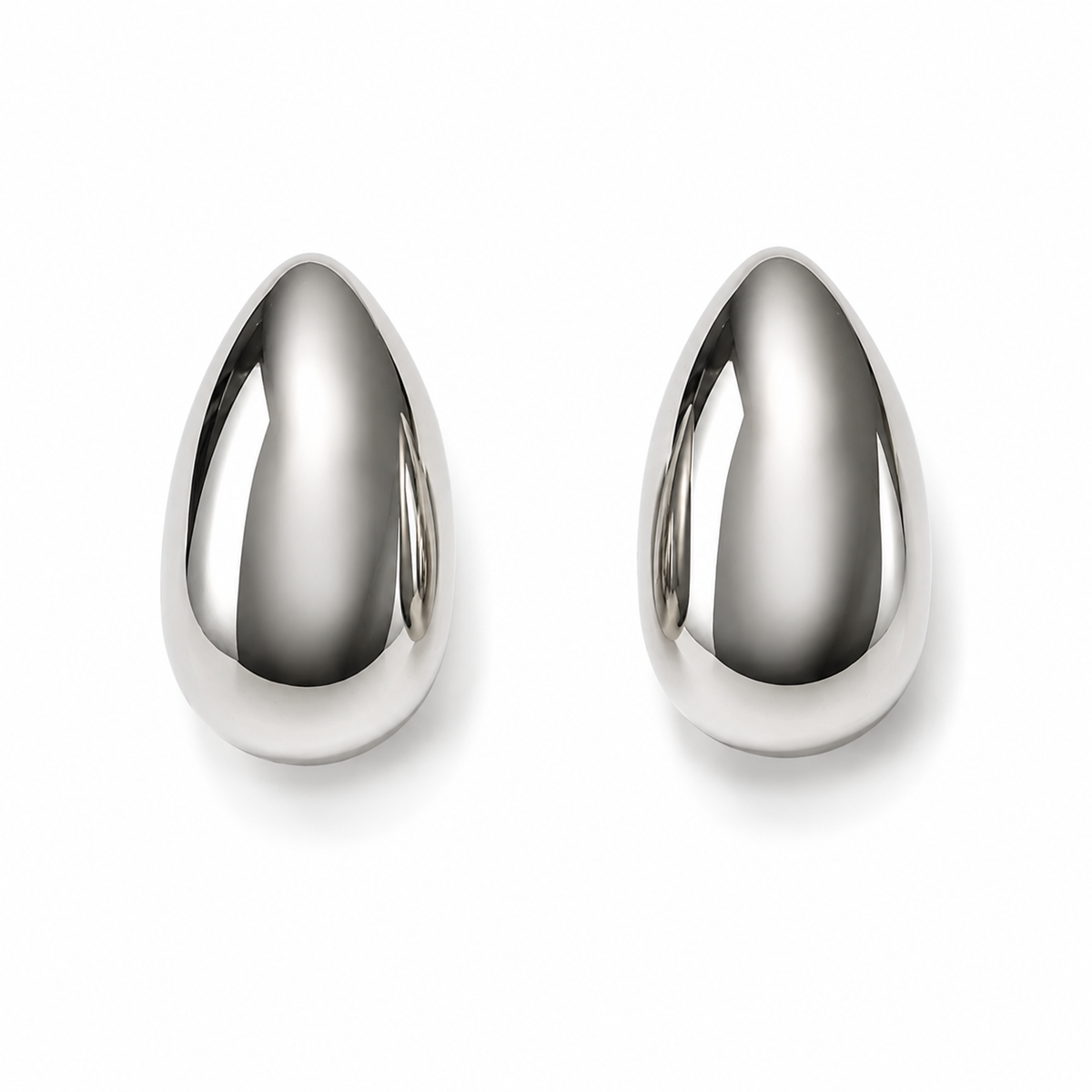 Aros gota silver