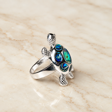 Cargar imagen en el visor de la galería, Anillo Plata Piedra Tortuga

