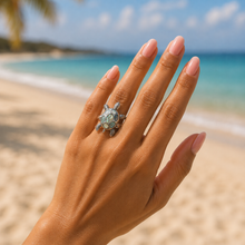 Cargar imagen en el visor de la galería, Anillo Plata Piedra Tortuga
