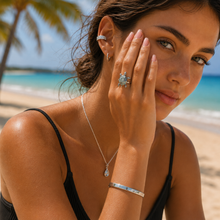 Cargar imagen en el visor de la galería, Anillo Plata Piedra Tortuga
