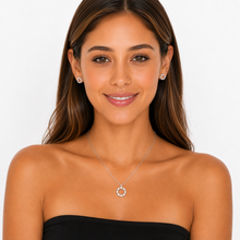 Cargar imagen en el visor de la galería, Aros Silver Zircon
