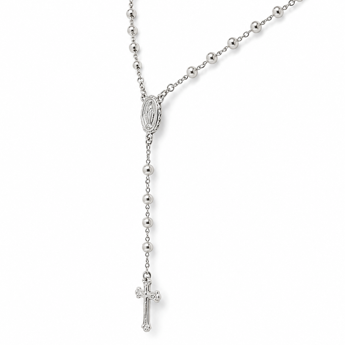 Collar Rosario Plata