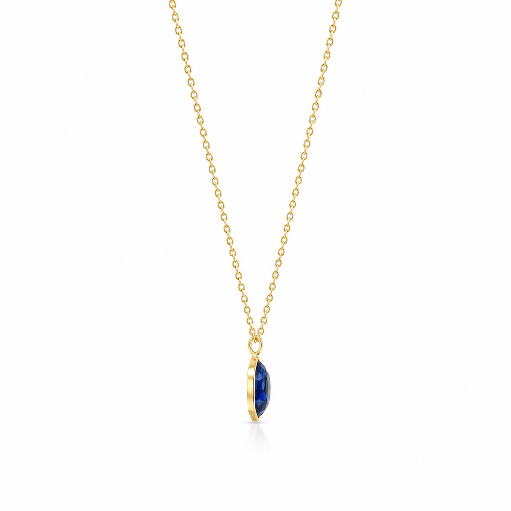 Collar Zafiro Gold Plated