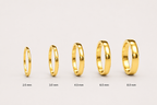 Argollas Matrimonio Inglés - Oro Amarillo