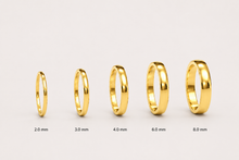 Cargar imagen en el visor de la galería, Argollas de Matrimonio - Oro Amarillo

