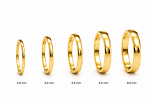 Cargar imagen en el visor de la galería, Argollas de matrimonio - Oro Dorado
