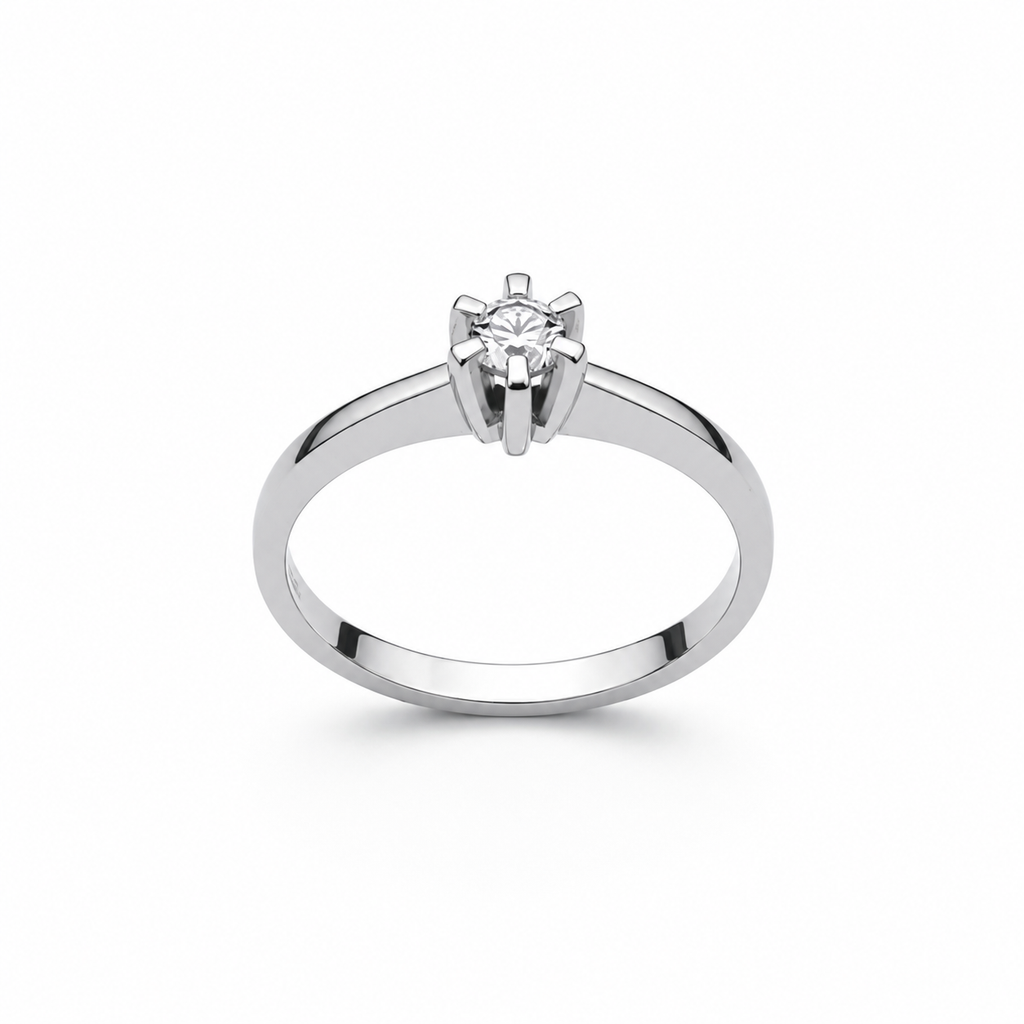 Anillo Solitario Brillante