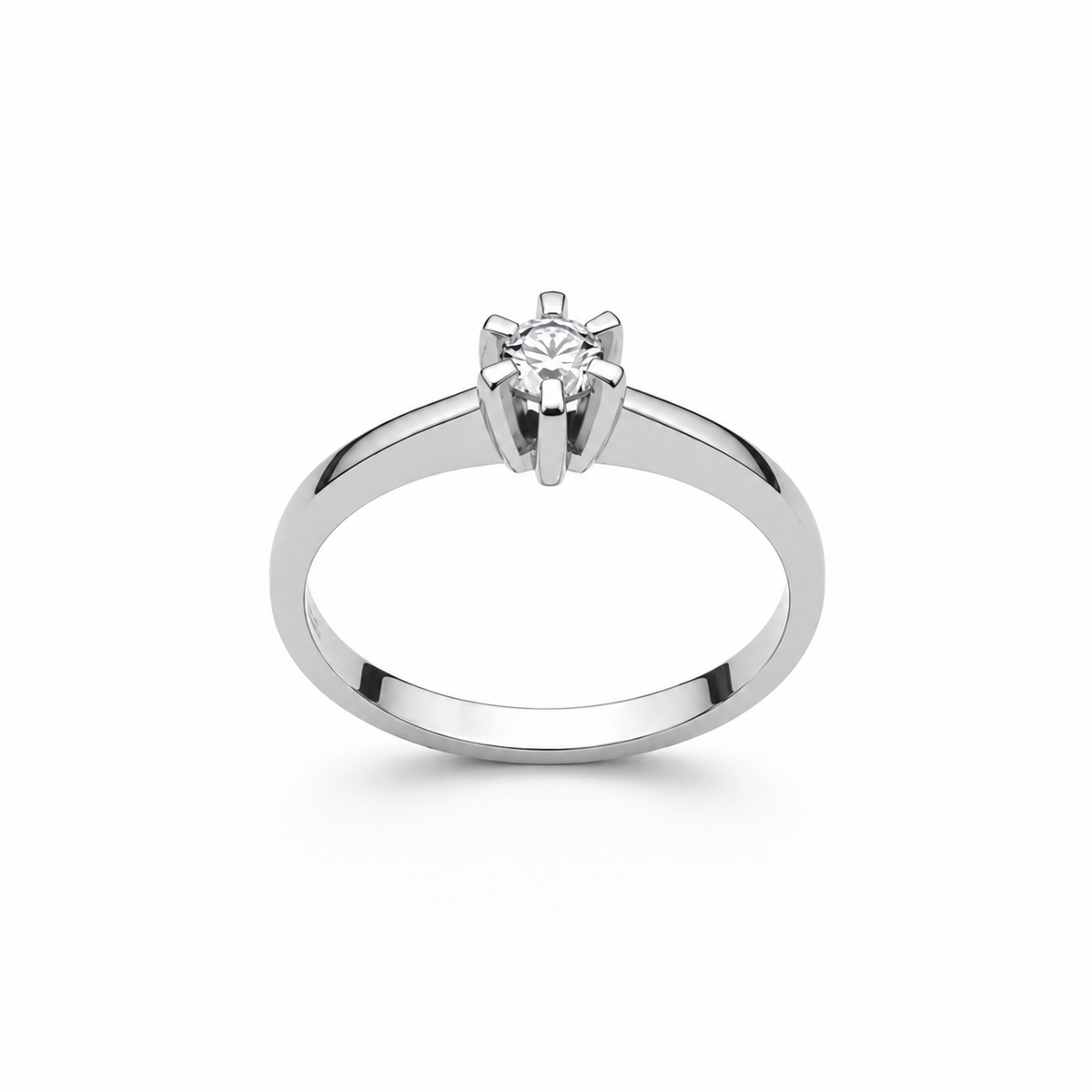 Anillo Solitario Brillante