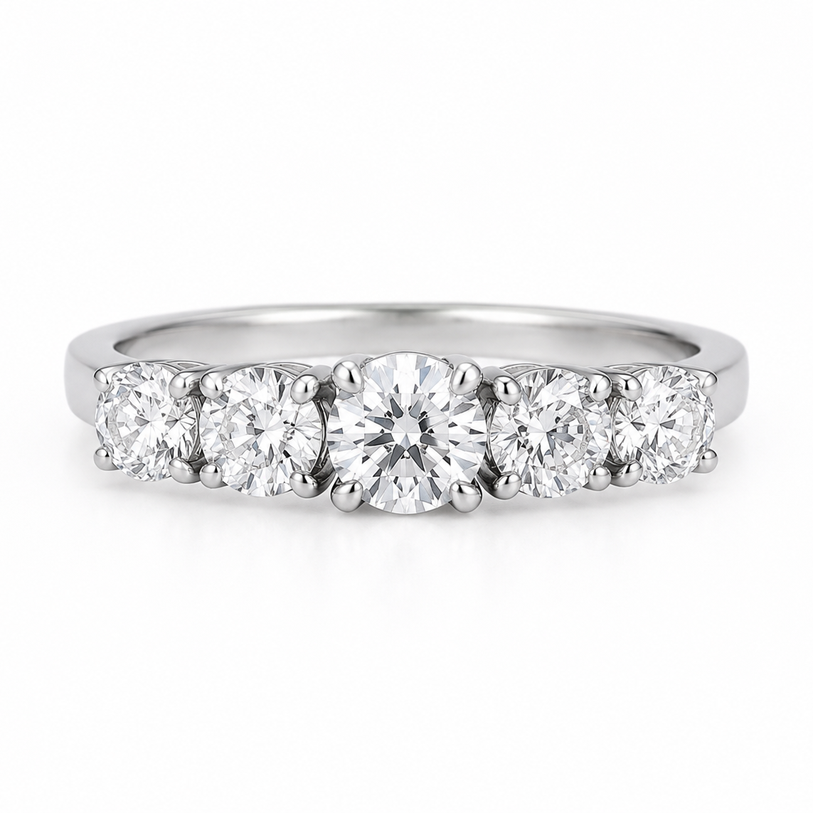 Anillo Quintillizo Diamante