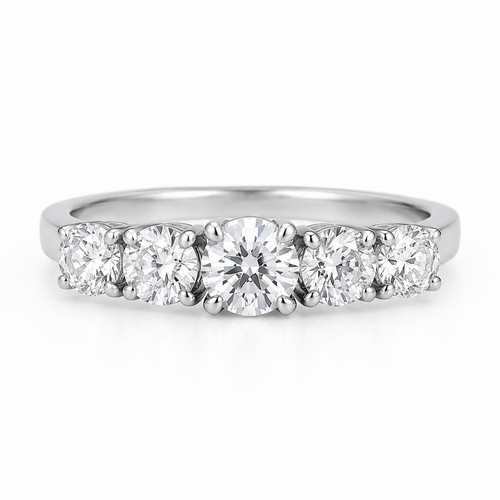 Anillo Quintillizo Diamante