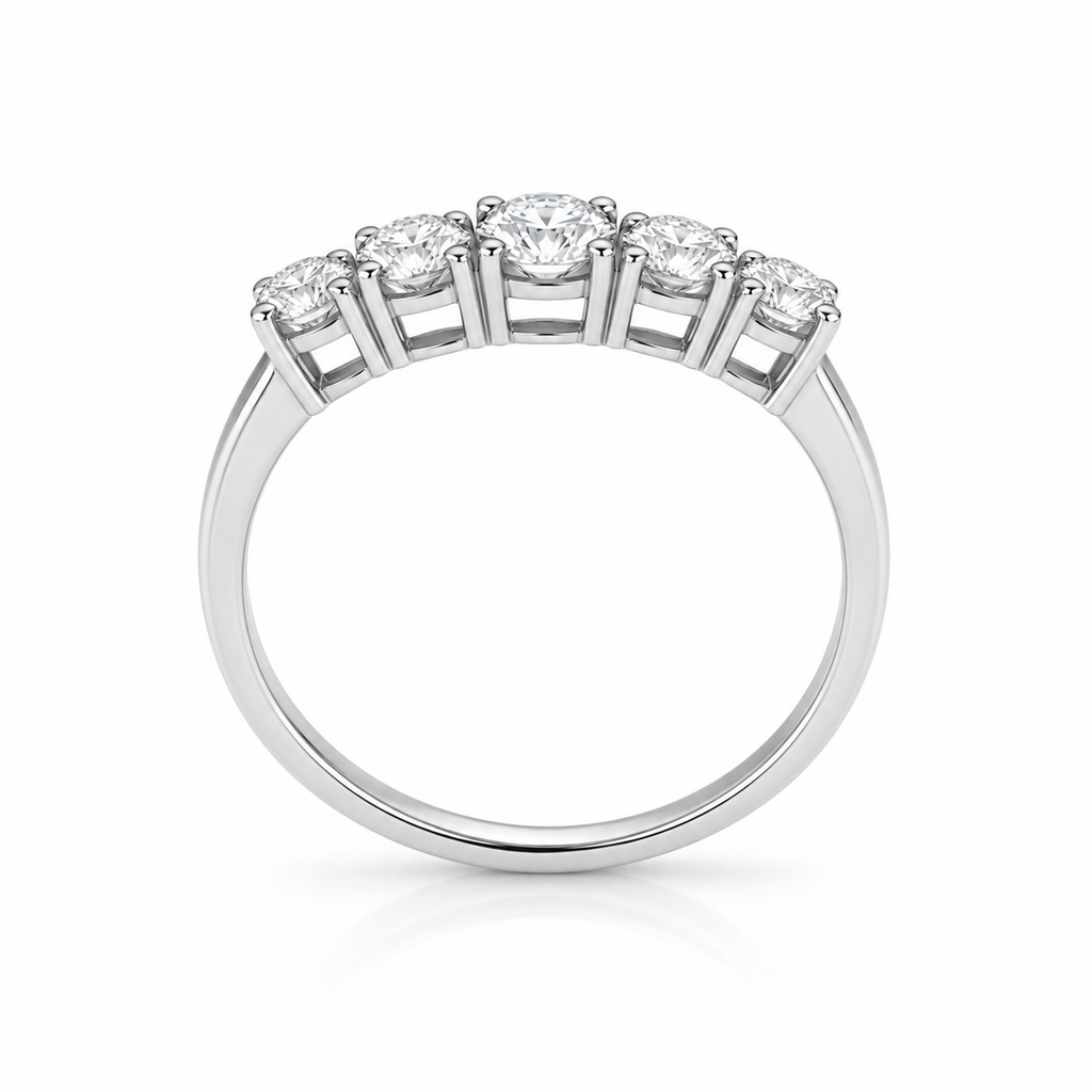 Anillo Quintillizo Diamante