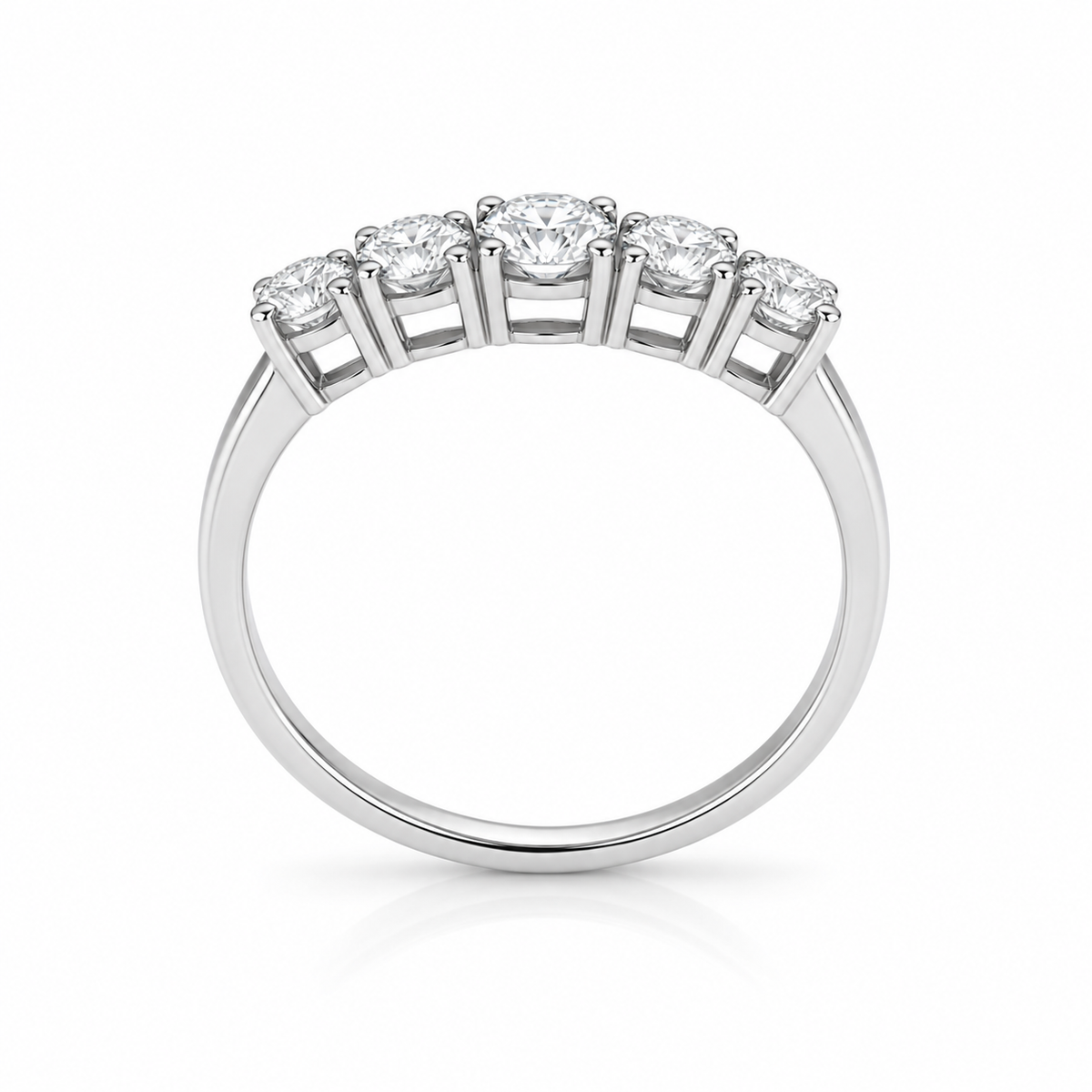 Anillo Quintillizo Diamante