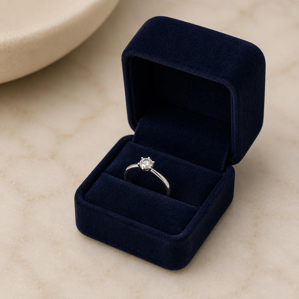 Anillo Solitario Brillante