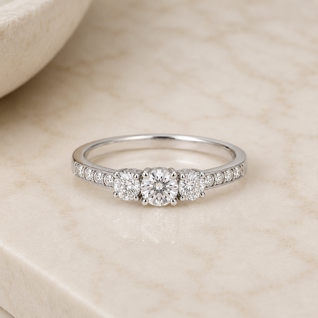 Anillo Trillizo Diamante