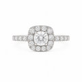 Anillo Halo Cuadrado