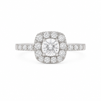 Anillo Halo Cuadrado