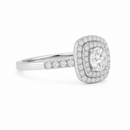 Anillo Halo Doble