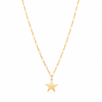 Collar Silver Gold Star