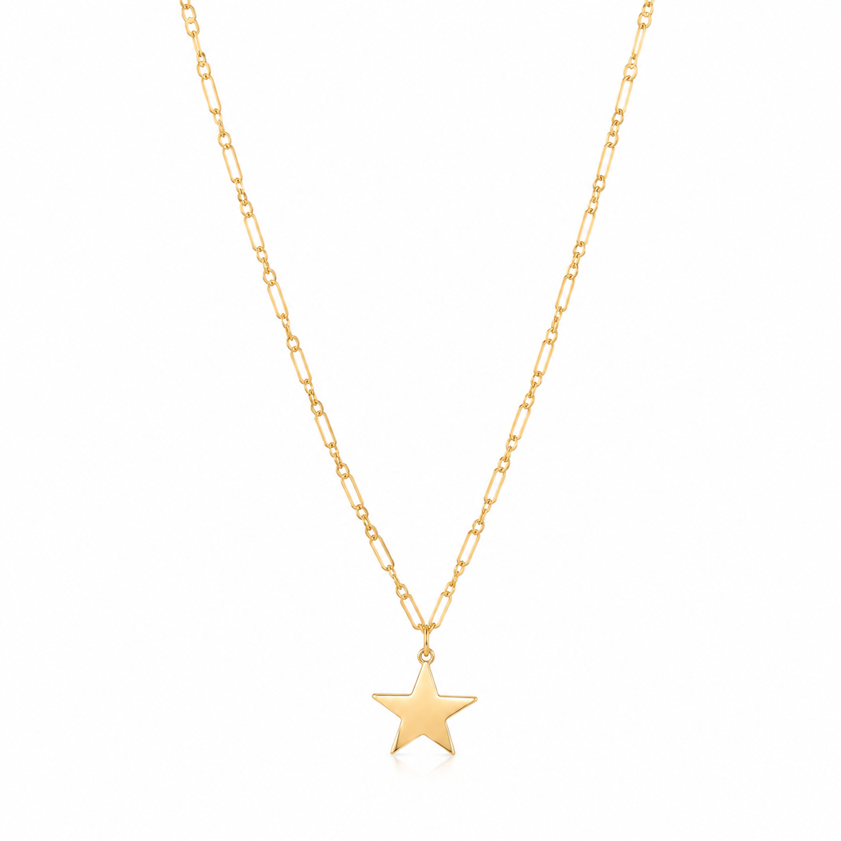 Collar Silver Gold Star