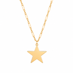 Collar Silver Gold Star