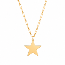 Cargar imagen en el visor de la galería, Collar Silver Gold Star
