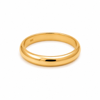 Argollas Matrimonio Inglés-Oro Dorado