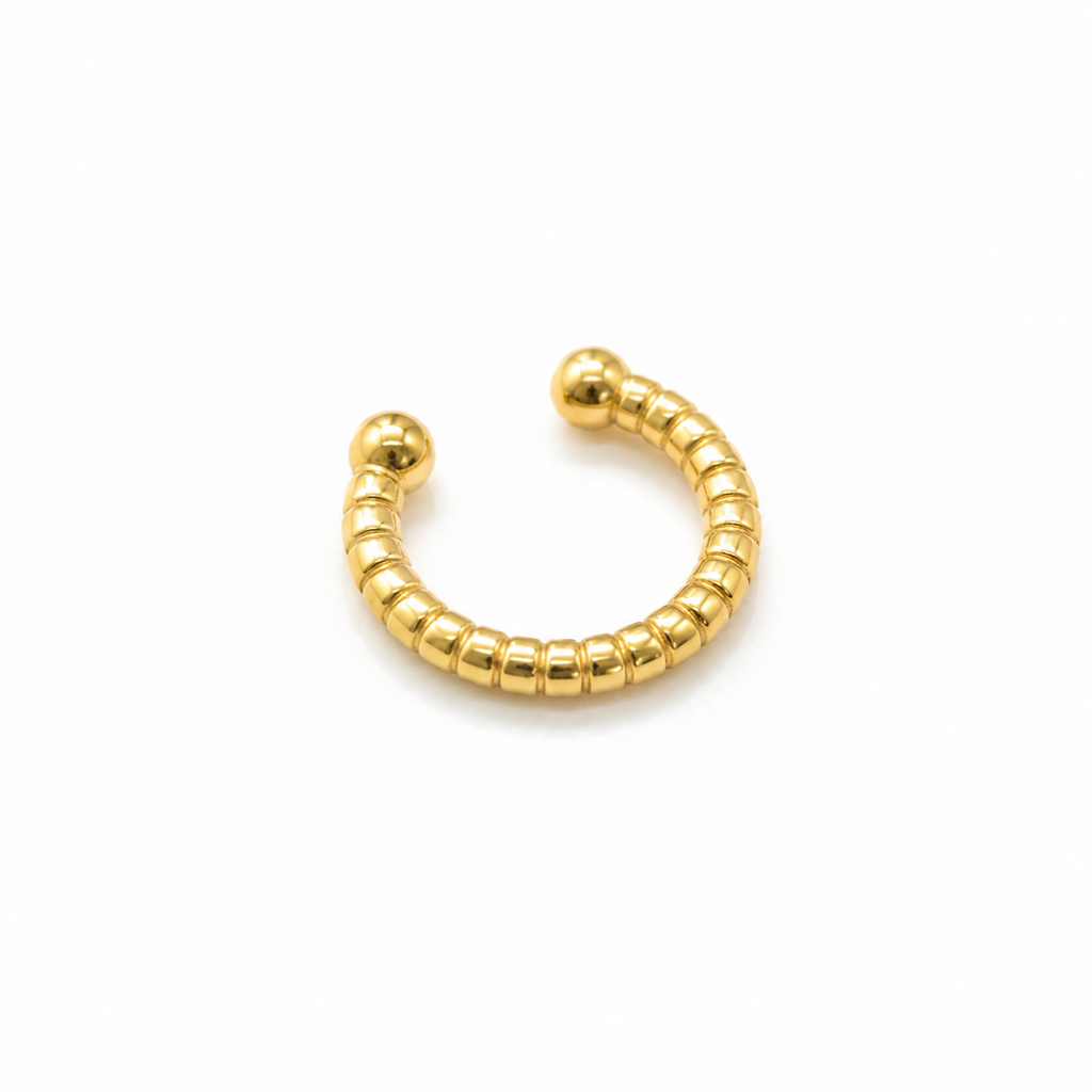 Aros Earcuff Gold Circular