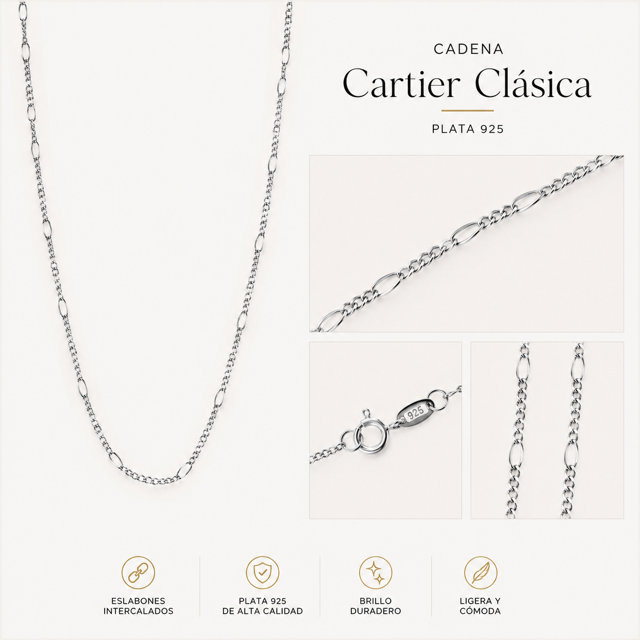 Cadena Cartier Clásica
