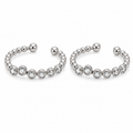 Aros Earcuff Silver Circón
