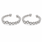 Aros Earcuff Silver Circón