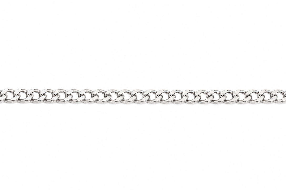 Cadena Grumet Plata 925 | Estilo Femenino