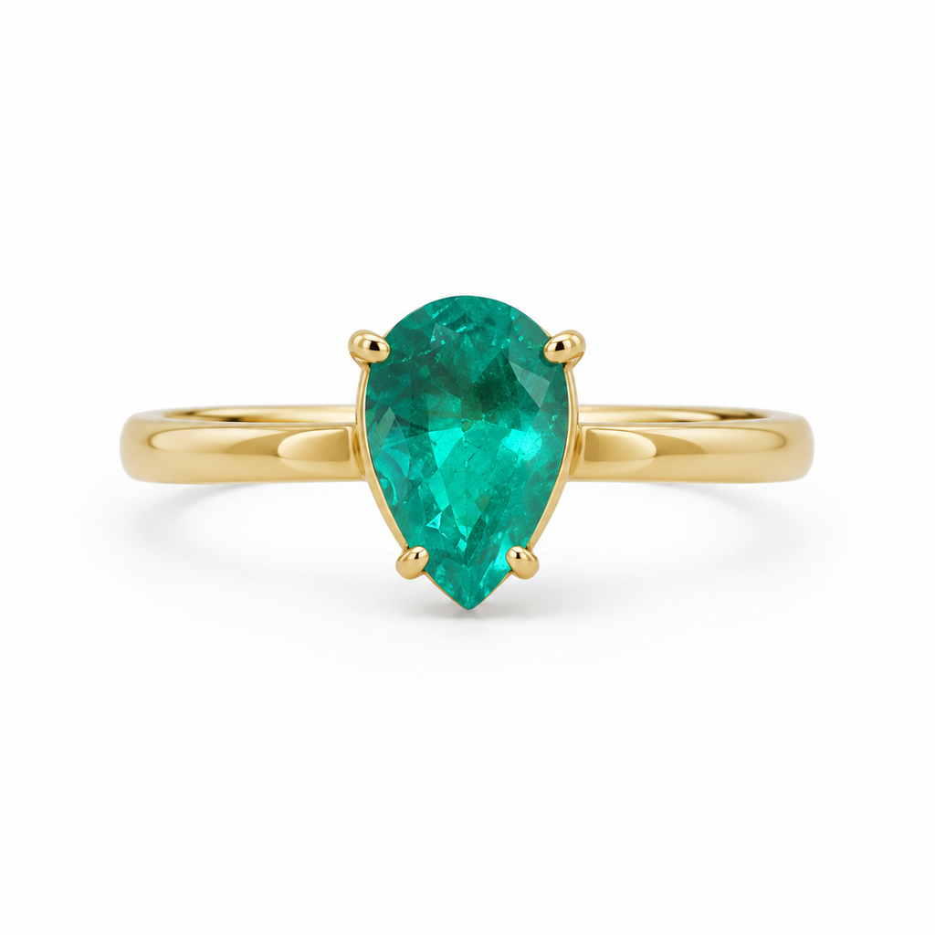 Anillo Esmeralda Gold