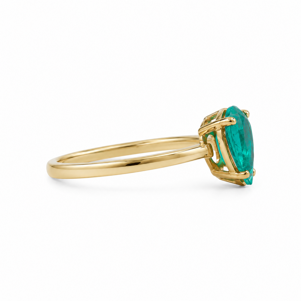 Anillo Esmeralda Gold