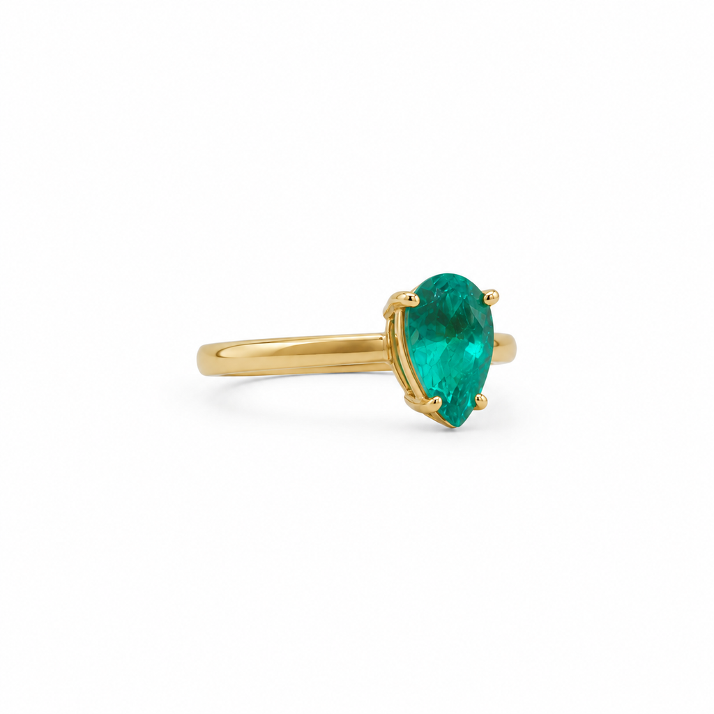 Anillo Esmeralda Gold