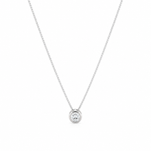 Cargar imagen en el visor de la galería, Collar Silver Punto Luz Topo
