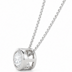 Collar Silver Punto Luz Topo