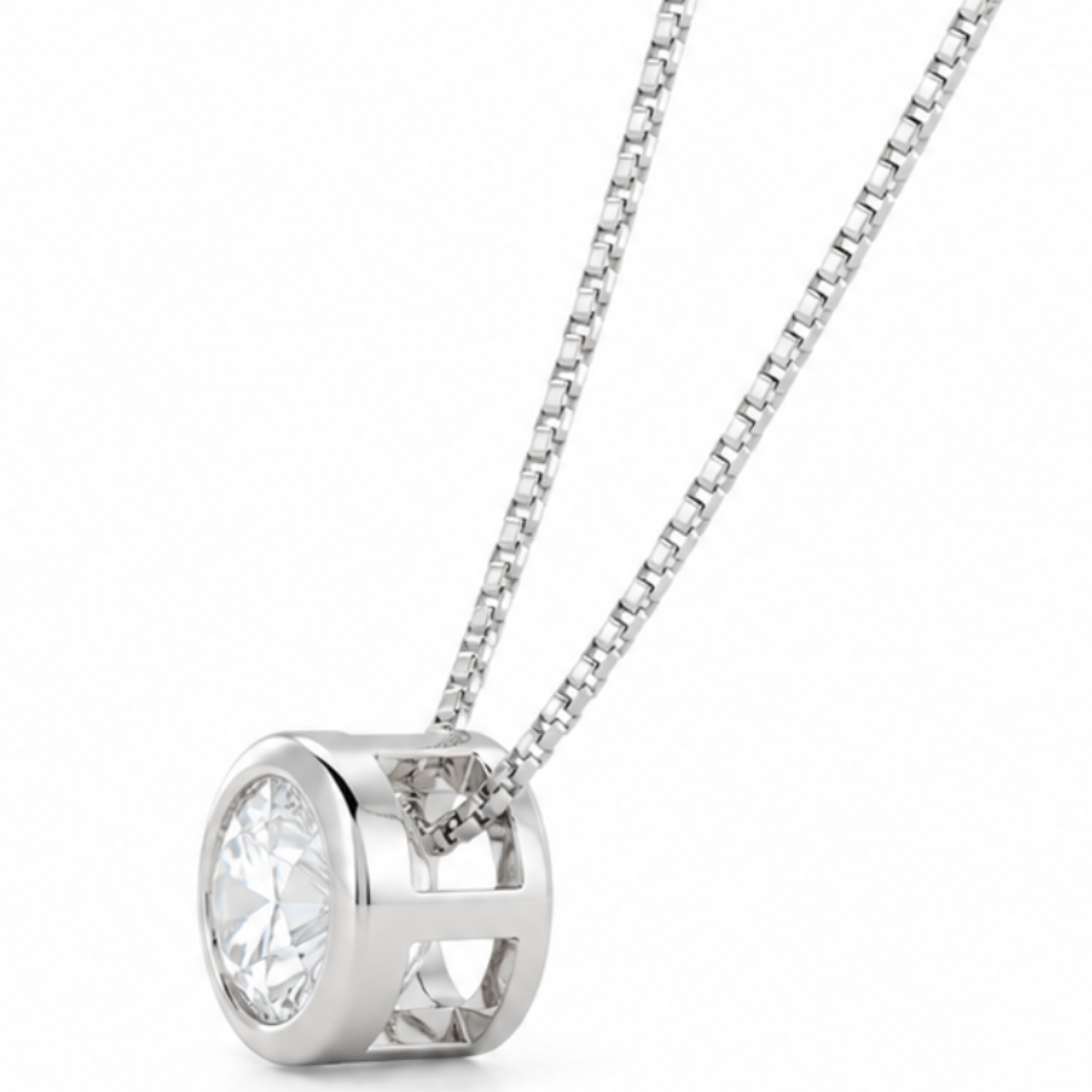Collar Silver Punto Luz Topo