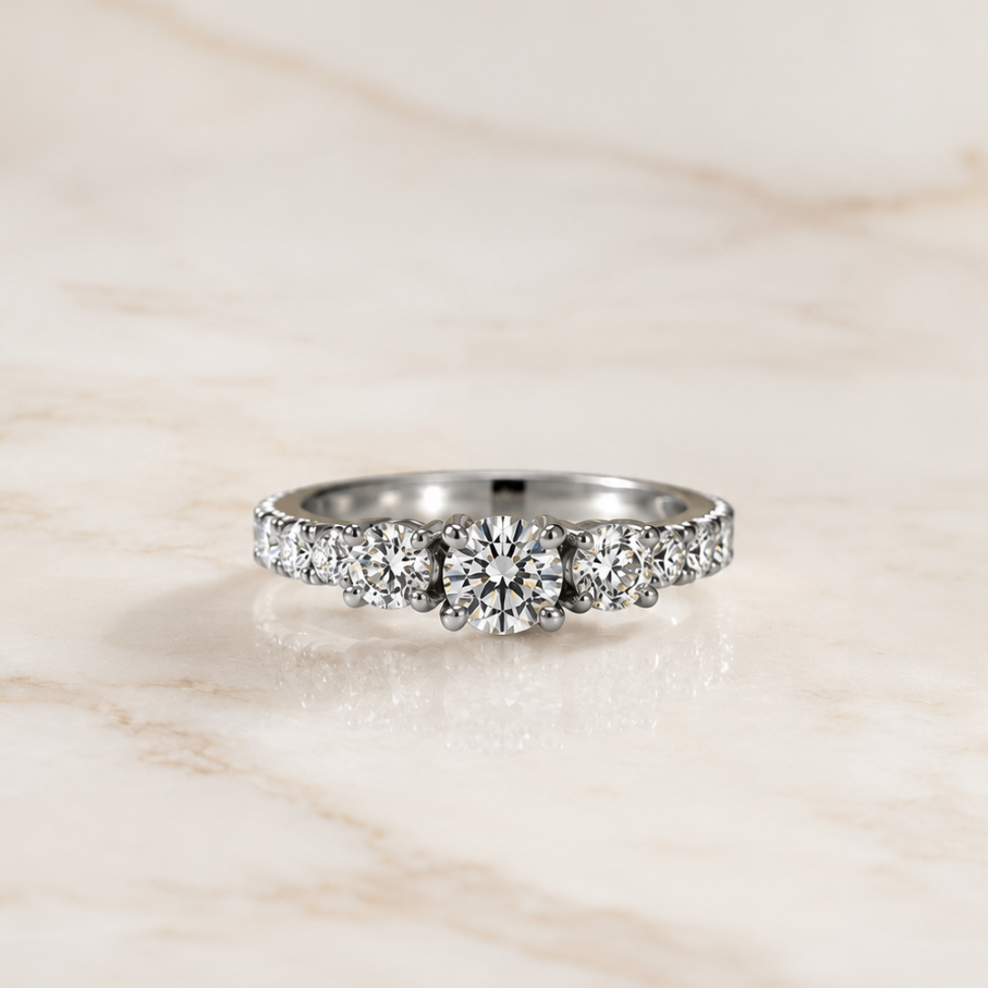 Anillo Trillizo Diamante