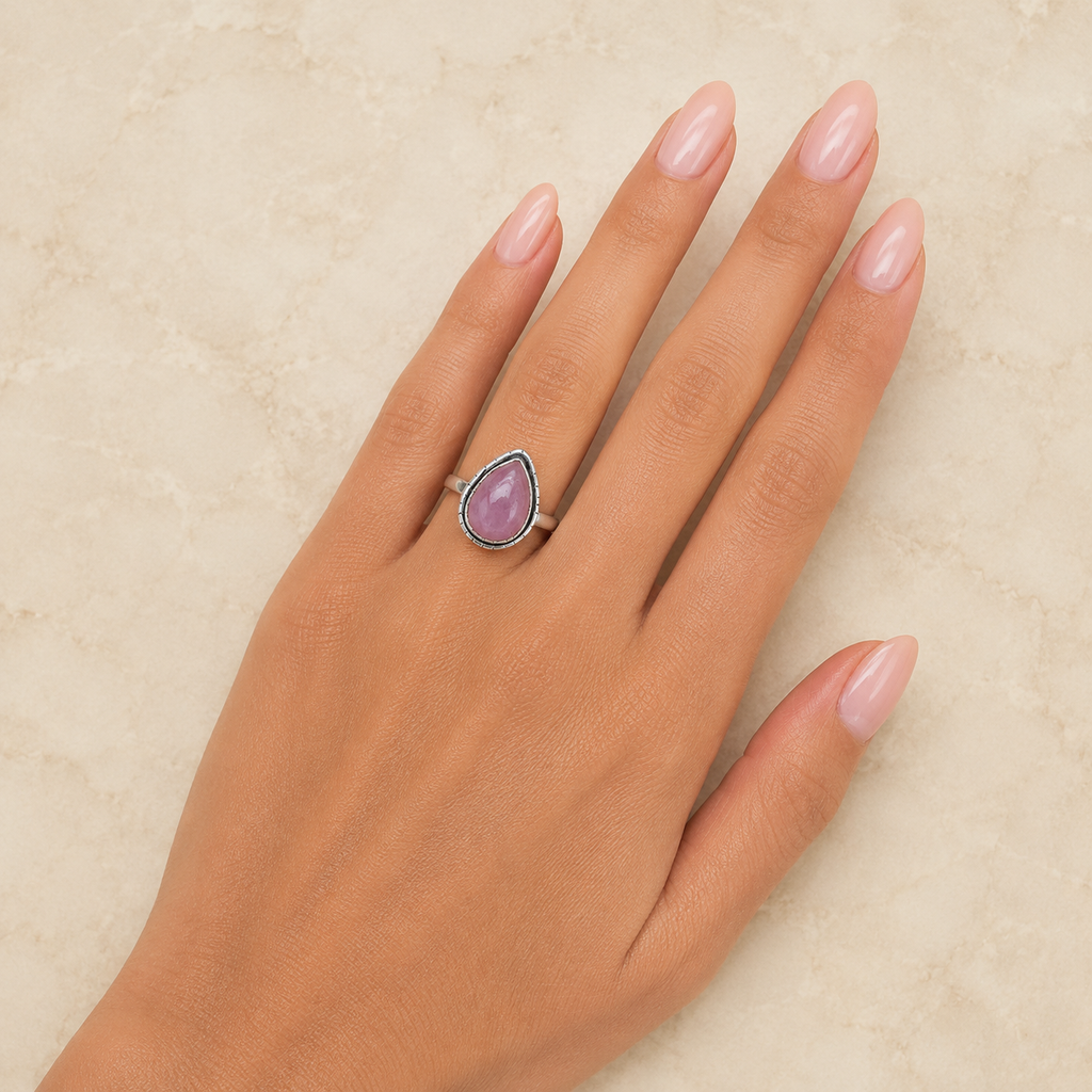 Anillo Cuarzo Rosado