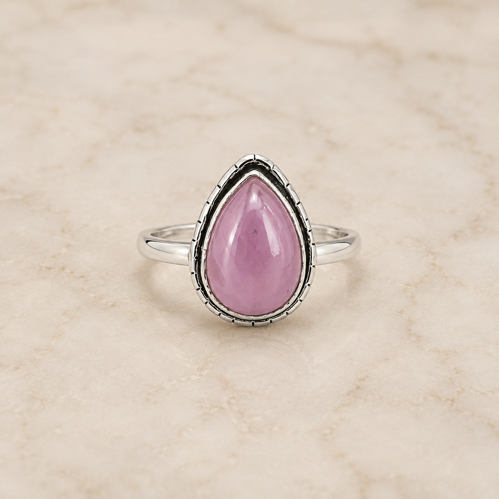 Anillo Cuarzo Rosado