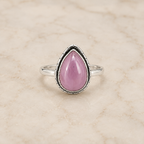 Anillo Cuarzo Rosado