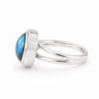 Anillo Labradorita Tornasol
