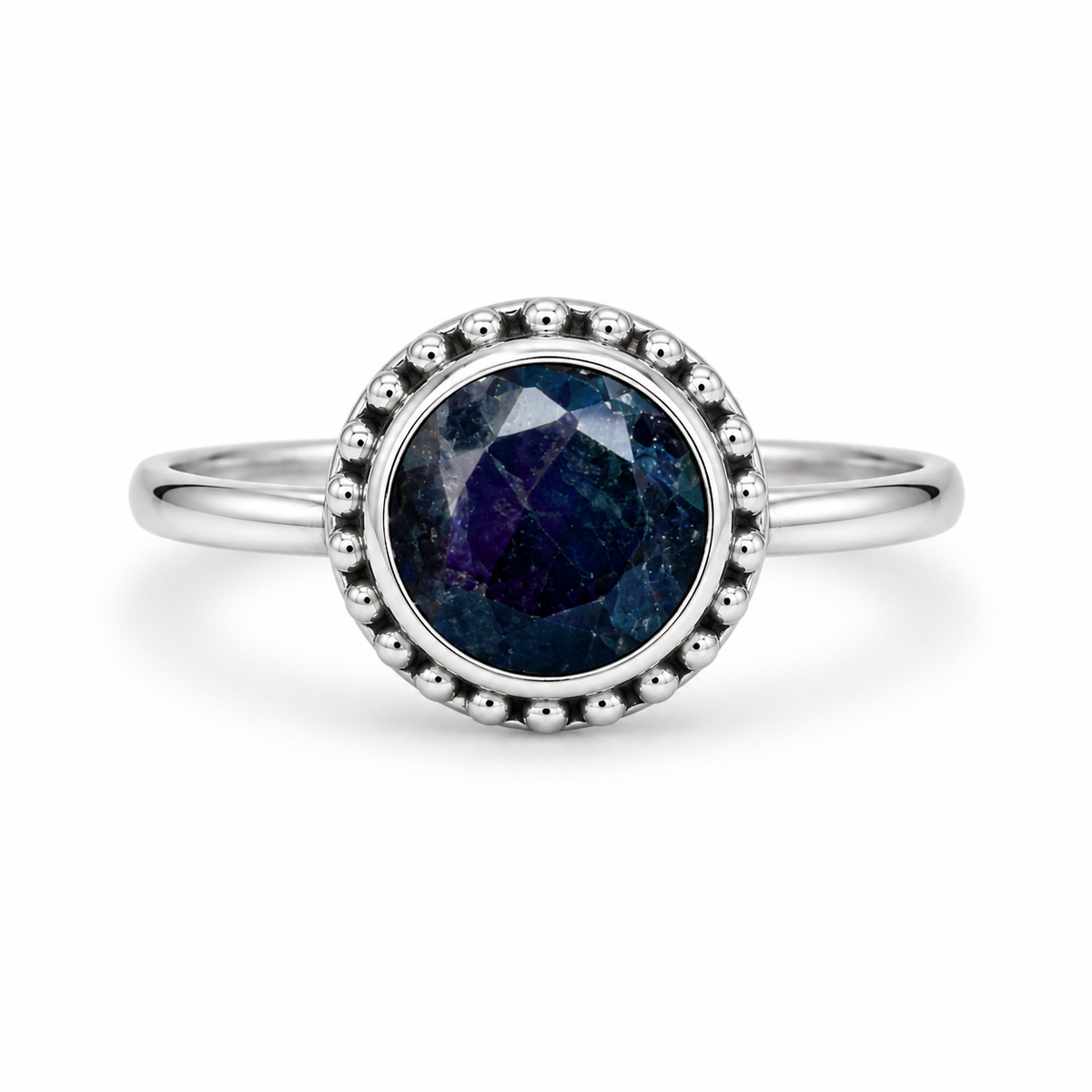 Anillo Black Silver