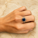 Anillo Black Silver