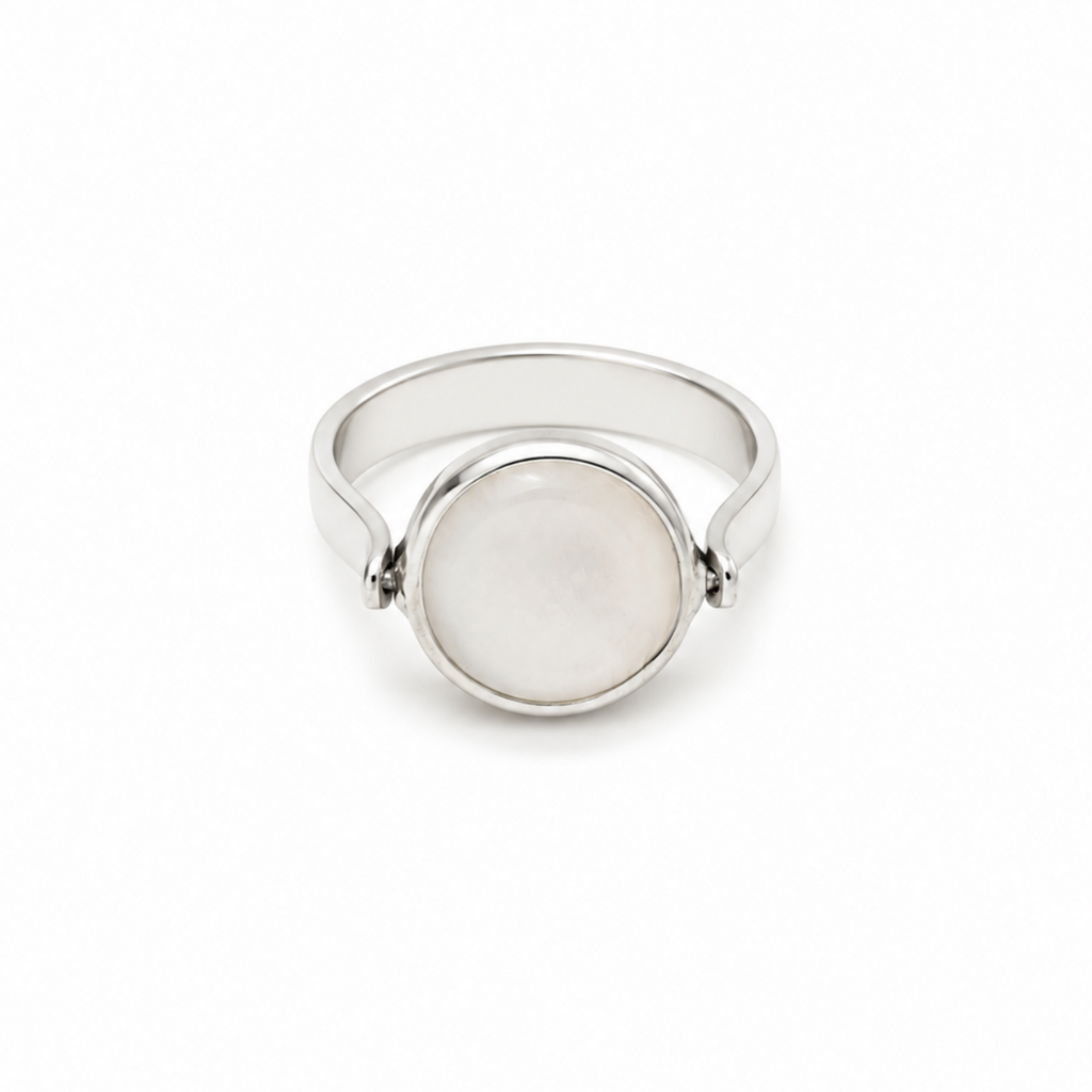 Anillo Turquesa-Cuarzo Reversible