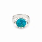 Anillo Turquesa-Cuarzo Reversible