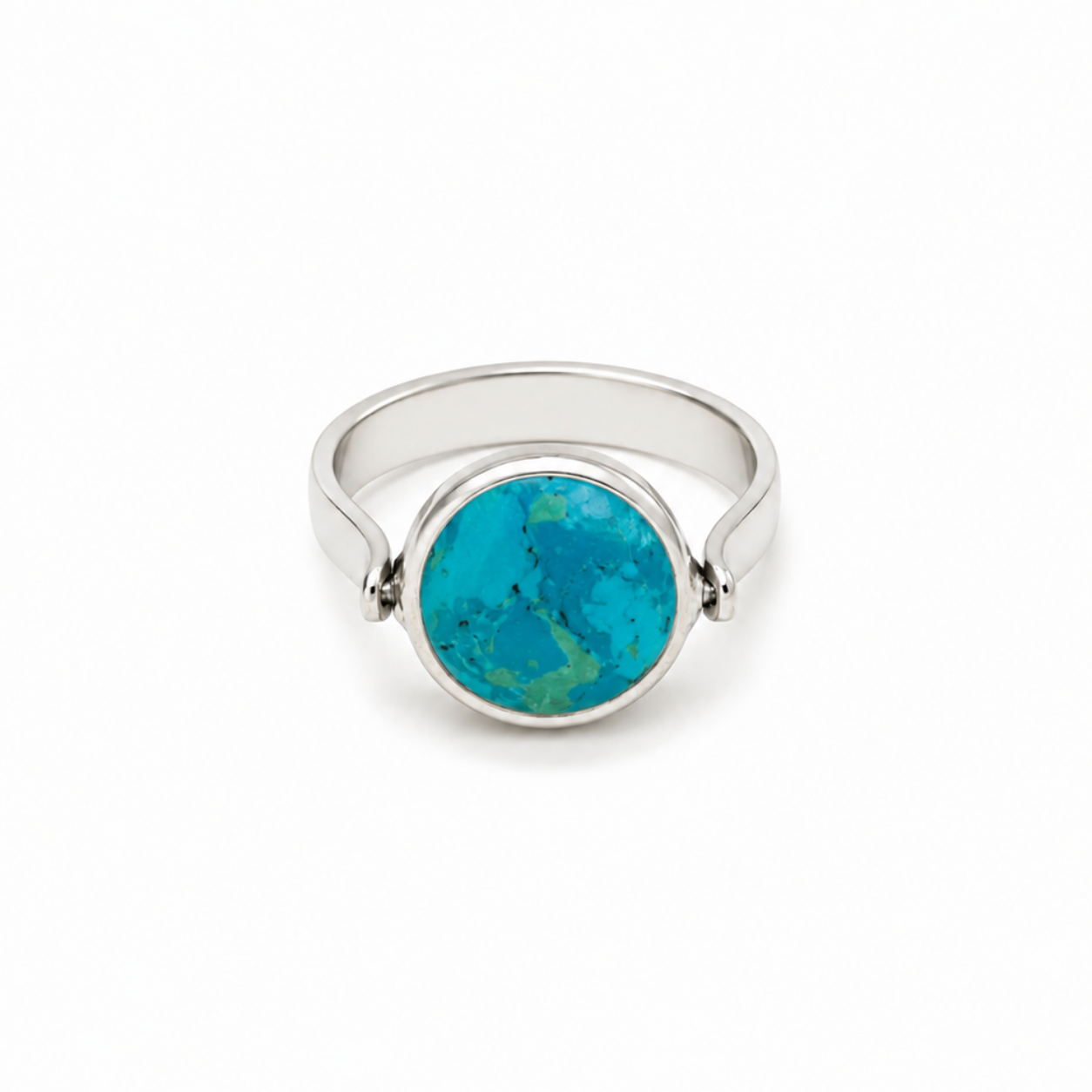 Anillo Turquesa-Cuarzo Reversible