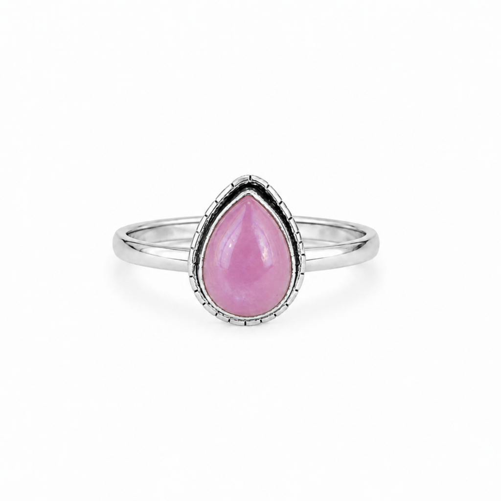 Anillo Cuarzo Rosado