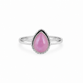 Anillo Cuarzo Rosado