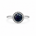 Anillo Black Silver